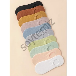 Unisex Görünmez Spor Ayakkabı Çorabı 8 Çift