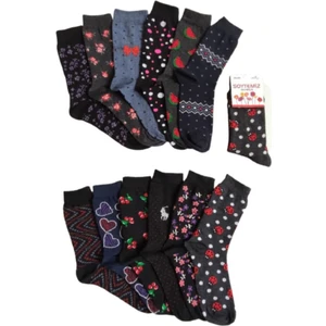 Kadın Çorap Parfümlü 12 Adet Farklı Desen