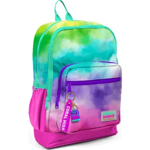 Coral High Kids Renkli Batik Desenli Dört Bölmeli Okul Sırt Çantası 23739