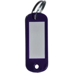 Plastik Anahtarlık Mor 100'LÜ Paket