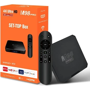 Android 10.0 Akıllı Tv Kutusu 2gb 16GB 4K 3D Wıfı Android 10 Andriod Tv Box