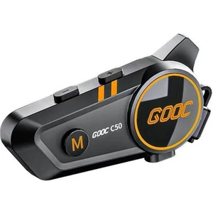 C50 Motosiklet Intercom Kask Kulaklık 1000 Mah Rgb Işıklı Bluetooth Kulaklık IP67