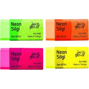 No 24 Pvc Free Orta Boy Neon Silgi 6724 1 Adet