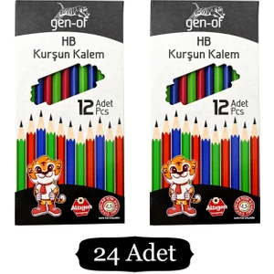 Hb Köşeli Kurşun Kalem 6000 24 Adet