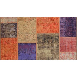 Halı Renkli Patchwork Desenli Dijital Baskı Halı