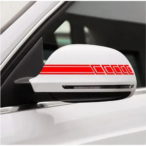 Sticker Usta Oto Araba Ayna Şerit Sticker 00105