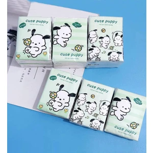 Figürlü Mini Cep Mendili 9'lu Set