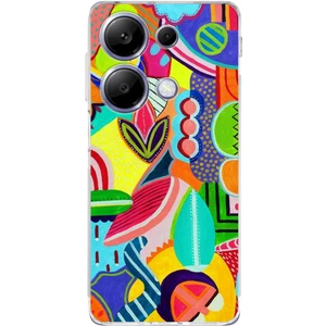 Printify Xiaomi Redmi Note 13 Pro 4g ile Uyumlu Retro Color 6  Kamera Korumalı Şeffaf  Kılıf
