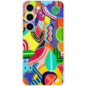 Printify Samsung Galaxy S23 ile Uyumlu Retro Color 6  Kamera Korumalı Şeffaf  Kılıf