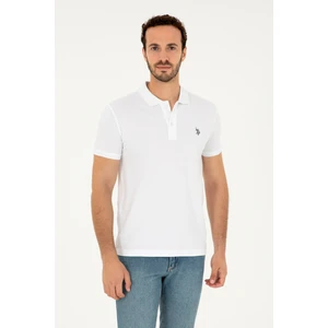 U.S. Polo Assn. Erkek Beyaz Tişört Basic 50294223-VR013