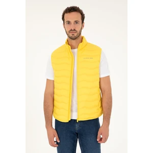 U.S. Polo Assn. Erkek Sarı Yelek (Dokuma) 50280831-VR044