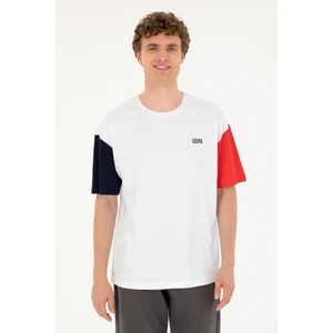 U.S. Polo Assn. Erkek Beyaz Tişört 50287041-VR013