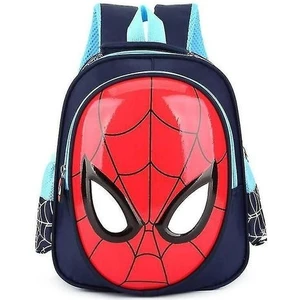 (Koyu Mavi) Çocuk Çocuk Boys Cartoon Spiderman Okul Kitap Çantası Birincil Sırtı Sırt Çantası (Yurt Dışından)