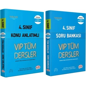 Editör Yayınları 4.sınıf Vip Tüm Dersler Konu ve Soru Seti 2 Kitap