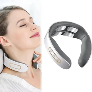 Şarjlı Akıllı Boyun Masajı 8 Seviye, Boyun Masaj Aleti Elektrikli Darbe Boyun Masajı
