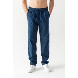 Keten Pantolon Lacivert