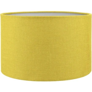 Sarı Lambader Başlığı Kumaş Silindir Çap 30 cm LB822
