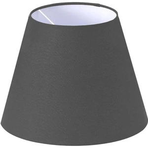 Kumaş Antrasit Lambader Başlığı Çap 35 cm Konik LB810
