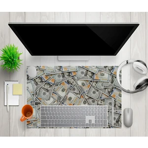 Mikrofiber Dekoratif Mouse PAD,40X80  7mm Kalınlık, Kaygansız Taban, Leke Tutmaz, Su Geçirmez, Ofis Aksesuarı