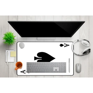 Mikrofiber Dekoratif Mouse PAD,40X80  7mm Kalınlık, Kaygansız Taban, Leke Tutmaz, Su Geçirmez, Ofis Aksesuarı