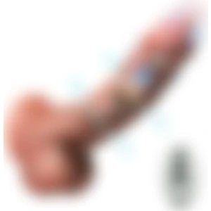 My Keyf Sıcaklık Ayarlı Ileri Geri Hareketli 22 cm Uzaktan Kumandalı Titreşimli Realistik Vibratör Penis