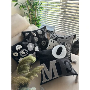 En Gözde Home Punch Nakışlı 4 Adet Kırlent Kılıfı
