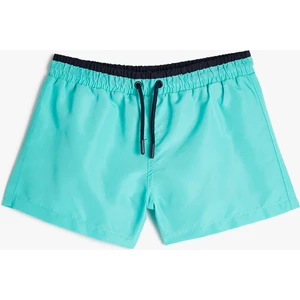 Basic Deniz Şortu Beli Bağlamalı