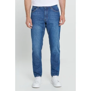 ALTINYILDIZ CLASSICS Erkek Mavi Comfort Fit Rahat Kesim %100 Pamuk Denim Jean Kot Pantolon