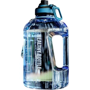 Açık Hava Sporları Fitness 2.2l Büyük Kapasiteli Gradyan Plastik Bardak Uzay Bardağı Ton Su Kovası Yetişkin (Yurt Dışından)