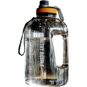 Açık Hava Sporları Fitness 2.2l Büyük Kapasiteli Gradyan Plastik Bardak Uzay Bardağı Ton Su Kovası Yetişkin (Yurt Dışından)