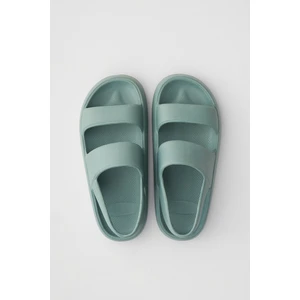 Masai Mavi Çift Bant Eva Plaj Günlük Yazlık Sandalet Terlik