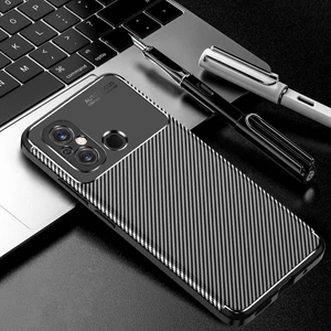 Xiaomi Redmi 12C Uyumlu 3D Kamera Korumalı Karbon Leke Tutmaz Darbe Emici Kılıf