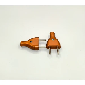 Retro Vitrini Dekoratif Yassı Bakır Renk Erkek Fiş