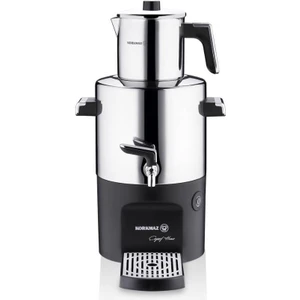 Çayşef Home Semaver 1.3 L Çelik Malzeme ile Parlak Tasarım 2000 Watt