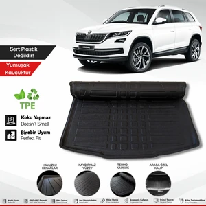 Skoda Kodiaq Bagaj Havuzu 2017 Sonrası 3D Wöller Ultraflex Esnek