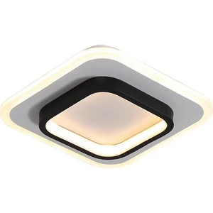 24W LED Üç Renkli Dimmable Kare Tavan Işığı, Yatak Odası Için Grafik Demir Gövde Tavan Işığı, Koridor, Balkon (Yurt Dışından)