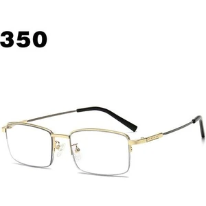 Retro Şık Akıllı Renkli Aşamalı Otomatik Odaklama Yarım Jantlı Gözlük Çerçevesi ile Okuma Gözlükleri (Yurt Dışından)