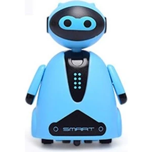Endüktif Elektrikli Robot LED Işık ile Oto Indüksiyon Araba Takip Edilen Siyah Çizgi Yenilik Parça Araç Oyuncakları Çocuklar Için | Rc Robot (Mavi) (Yurt Dışından)