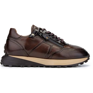 Tamer Tanca Erkek  Kahverengi Sneakers & Spor Ayakkabı 383 5454 Erk Ayk Y23 Kahve/Sılver
