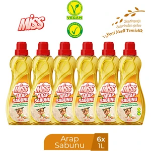 Sıvı Arap Sabunu 1000 ml x 6 Adet