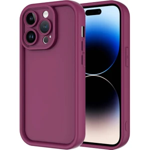 Techno Guru iPhone 14 Pro Max Kamera Korumalı ve Ergonomik Şık Ananas Silikon Kılıf
