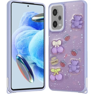 Redmi Note 12 Pro Plus 5g Kılıf Figürlü ve Ince Simli Şık Mellila Premium Kapak