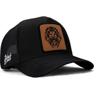 V1 Trucker Aslan - 13CS Kod Logolu Siyah Şapka (Cap)