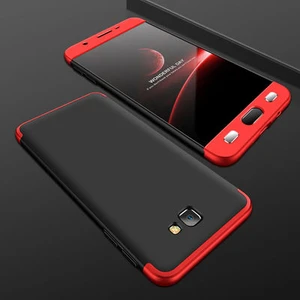Techno Guru Samsung Galaxy J7 Prime 3 Parçalı Tam Koruma Şık Astrea Premium Sert Kılıf
