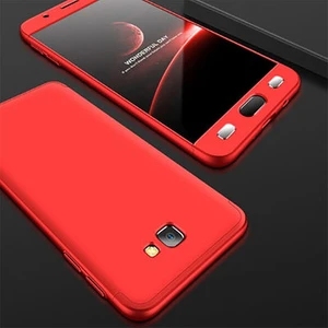 Techno Guru Samsung Galaxy J7 Prime 3 Parçalı Tam Koruma Şık Astrea Premium Sert Kılıf