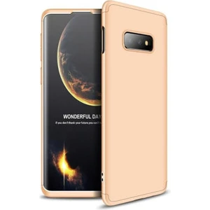 Samsung Galaxy S10E Kılıf 3 Parçalı Şık Patch Sert Silikon Kapak