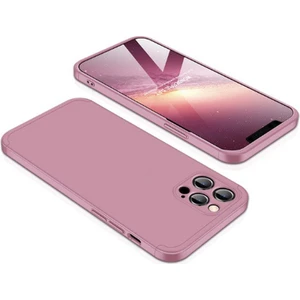 Techno Guru iPhone 12 Pro 3 Parçalı Tam Koruma Şık Astrea Premium Sert Kılıf