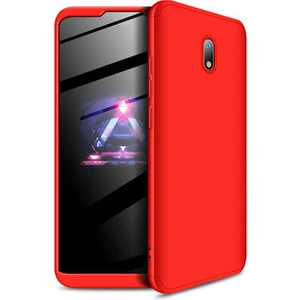 Redmi 8A Kılıf 3 Parçalı Şık Patch Sert Silikon Kapak