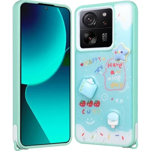 Xiaomi Mi 13T Pro Kılıf Figürlü ve Ince Simli Şık Mellila Premium Kapak