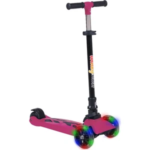 Scooter LED Işıklı 3tekerli Katlanabilir 5-9yaş 90KĞ Kapsiteli
